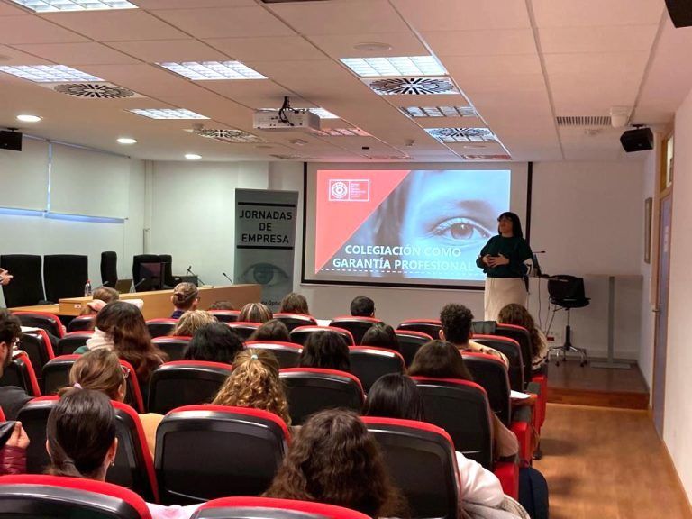 COORM ponencia jornadas empresa ester mainar UMU optico optometrista